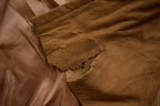 Vintage 1960s Fur Collar Leather Overcoat