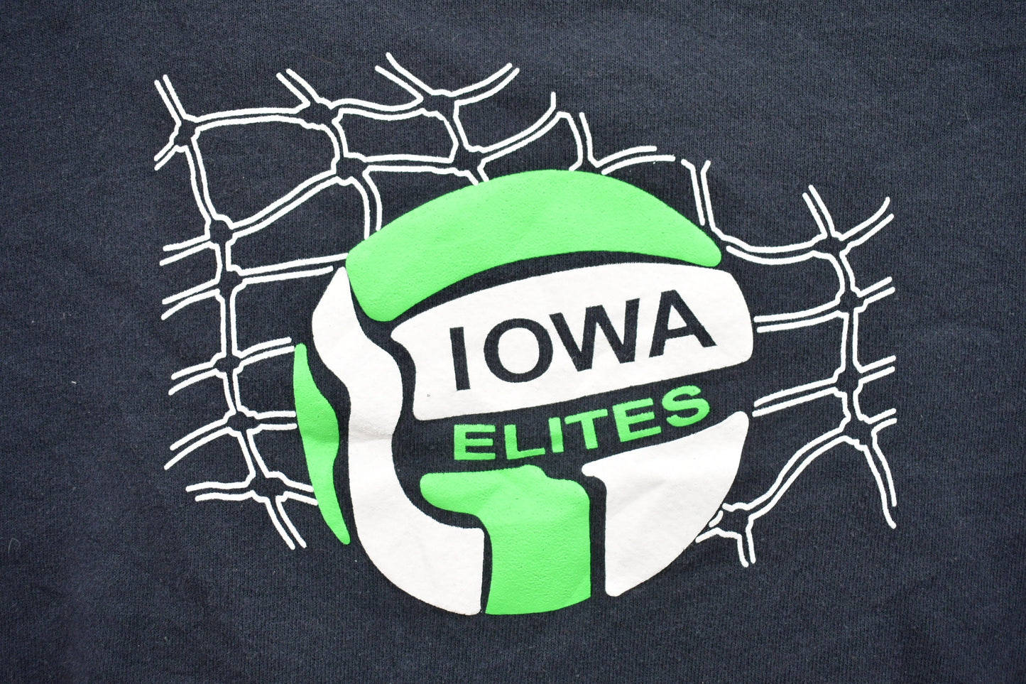 Vintage 1990s Iowa Elites Volleyball Club Crewneck Sweatshirt / 90s Crewneck / Souvenir Sweater / Streetwear / Travel And Vacation / Iowa