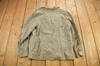Vintage 1950s Pendleton Plaid Button Up Blazer Jacket