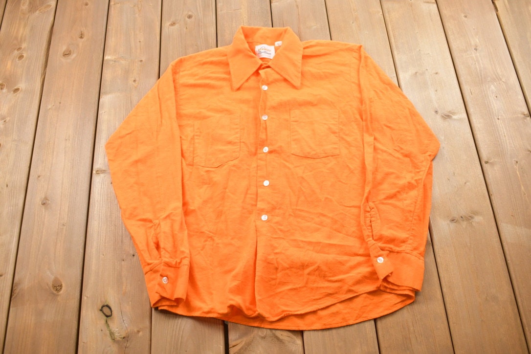 Vintage 1970s Berkley Blank Button Up Shirt