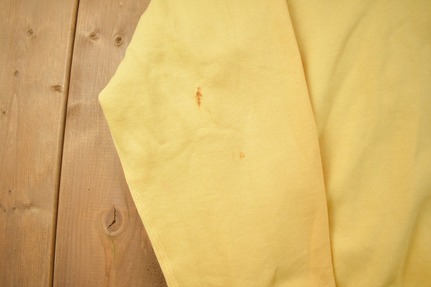 Vintage 1990s Polo Ralph Lauren Yellow Crewneck Sweatshirt / 90s Crewneck / Small Pony / Streetwear / Vintage Polo