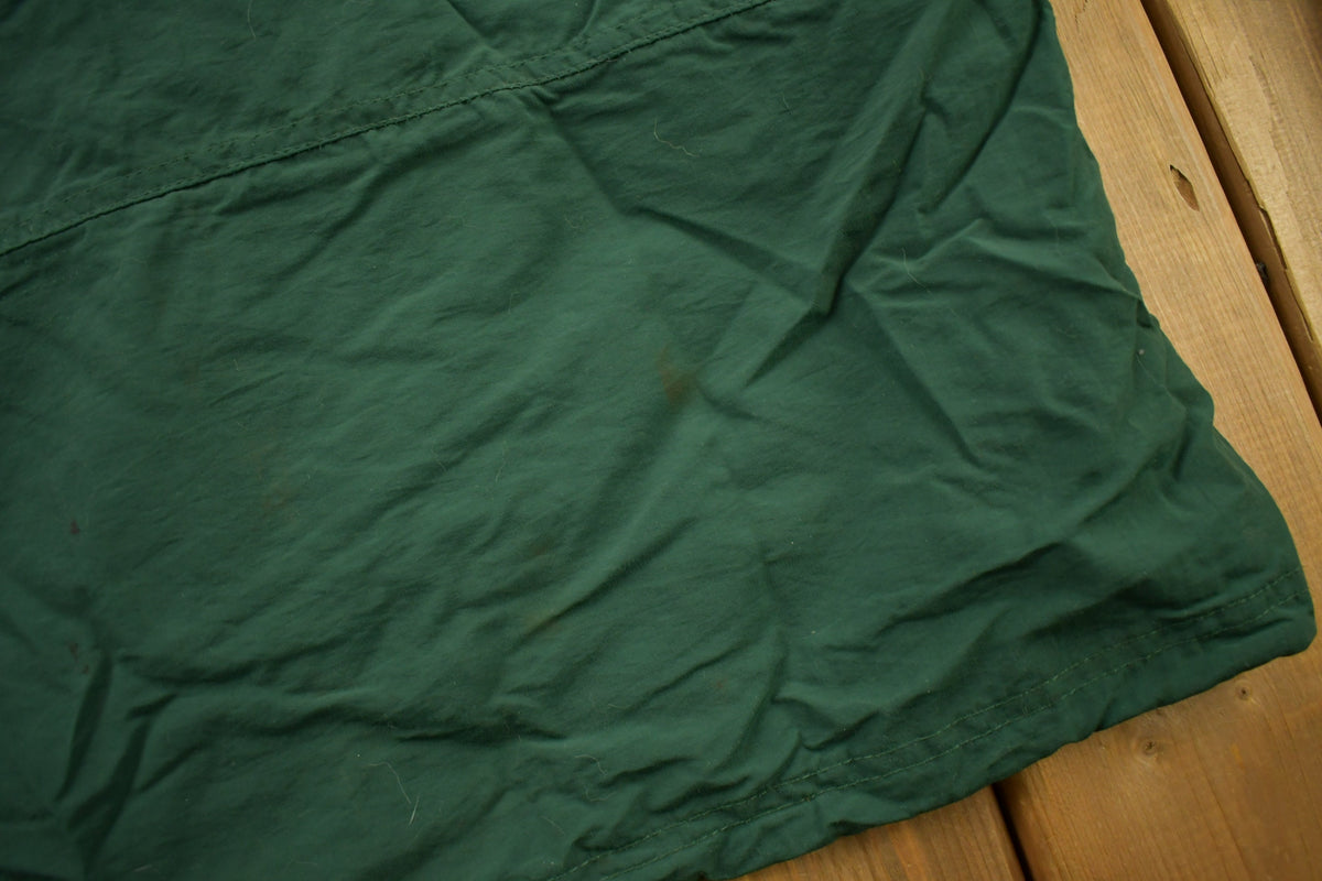 Vintage 1980s Woolrich Quarter Zip Windbreaker Jacket