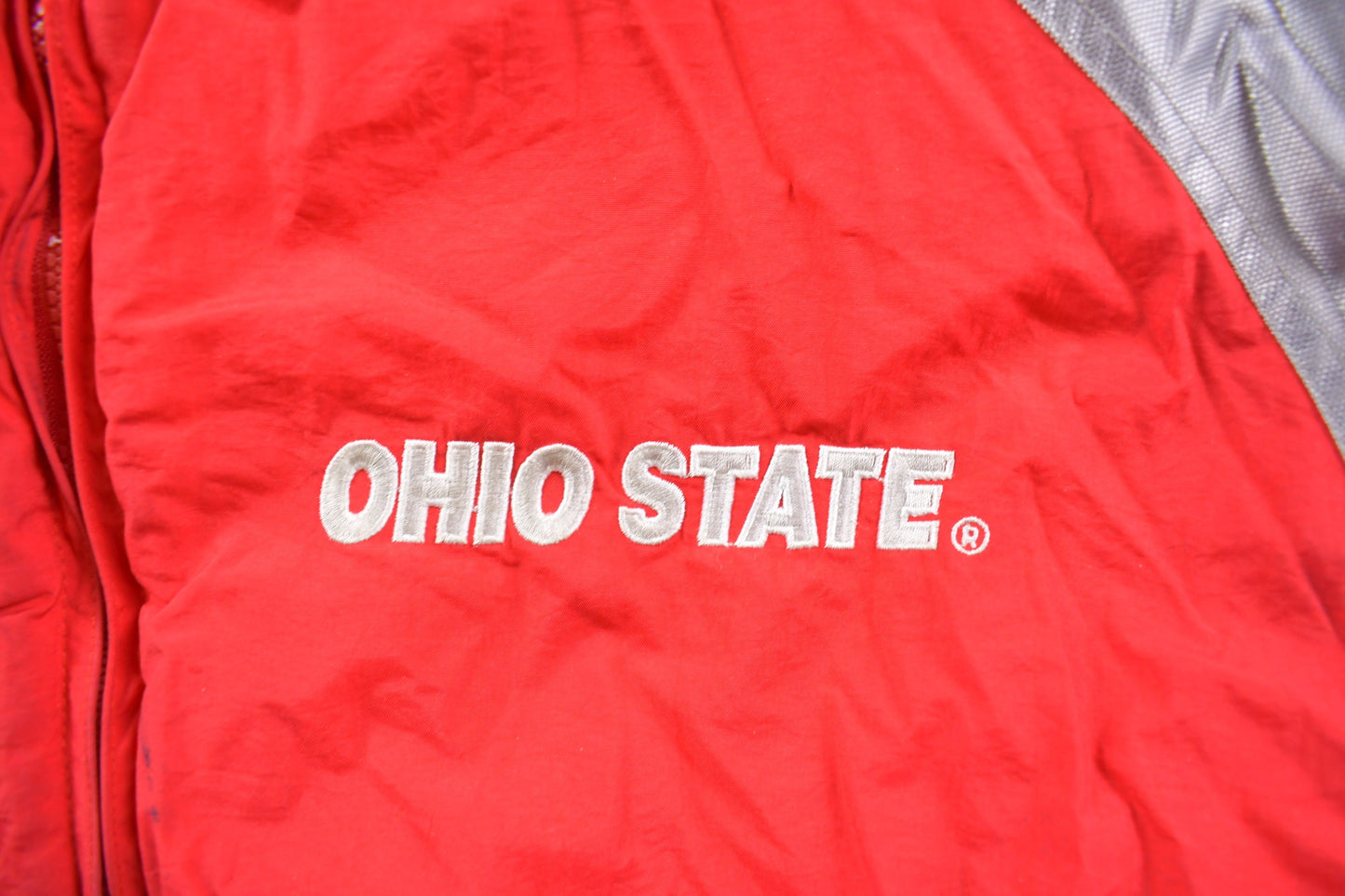 Vintage 1990s University of Ohio State University Embroidered Starter Jacket / Sportswear / Americana / Winter Jacket / Outerwear