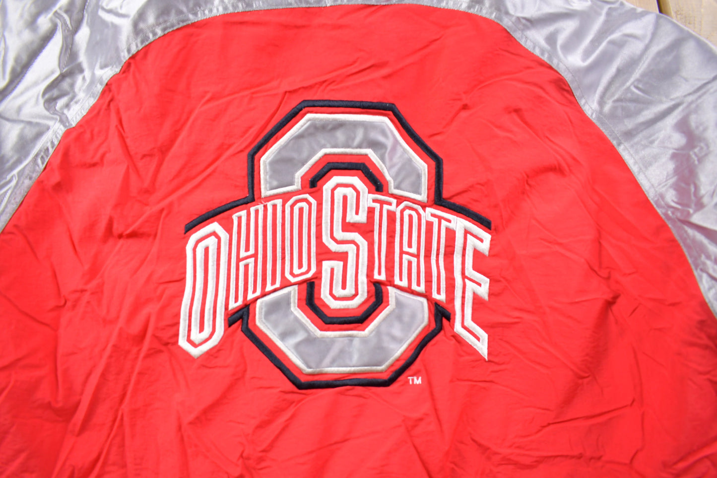 Vintage 1990s University of Ohio State University Embroidered Starter Jacket / Sportswear / Americana / Winter Jacket / Outerwear