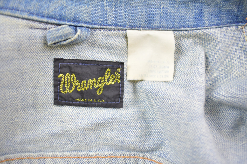 Vintage 1970s Wrangler Workwear Denim Jean Jacket