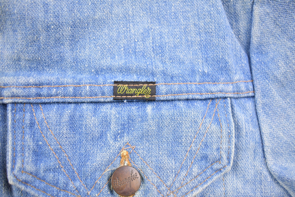 Vintage 1970s Wrangler Workwear Denim Jean Jacket