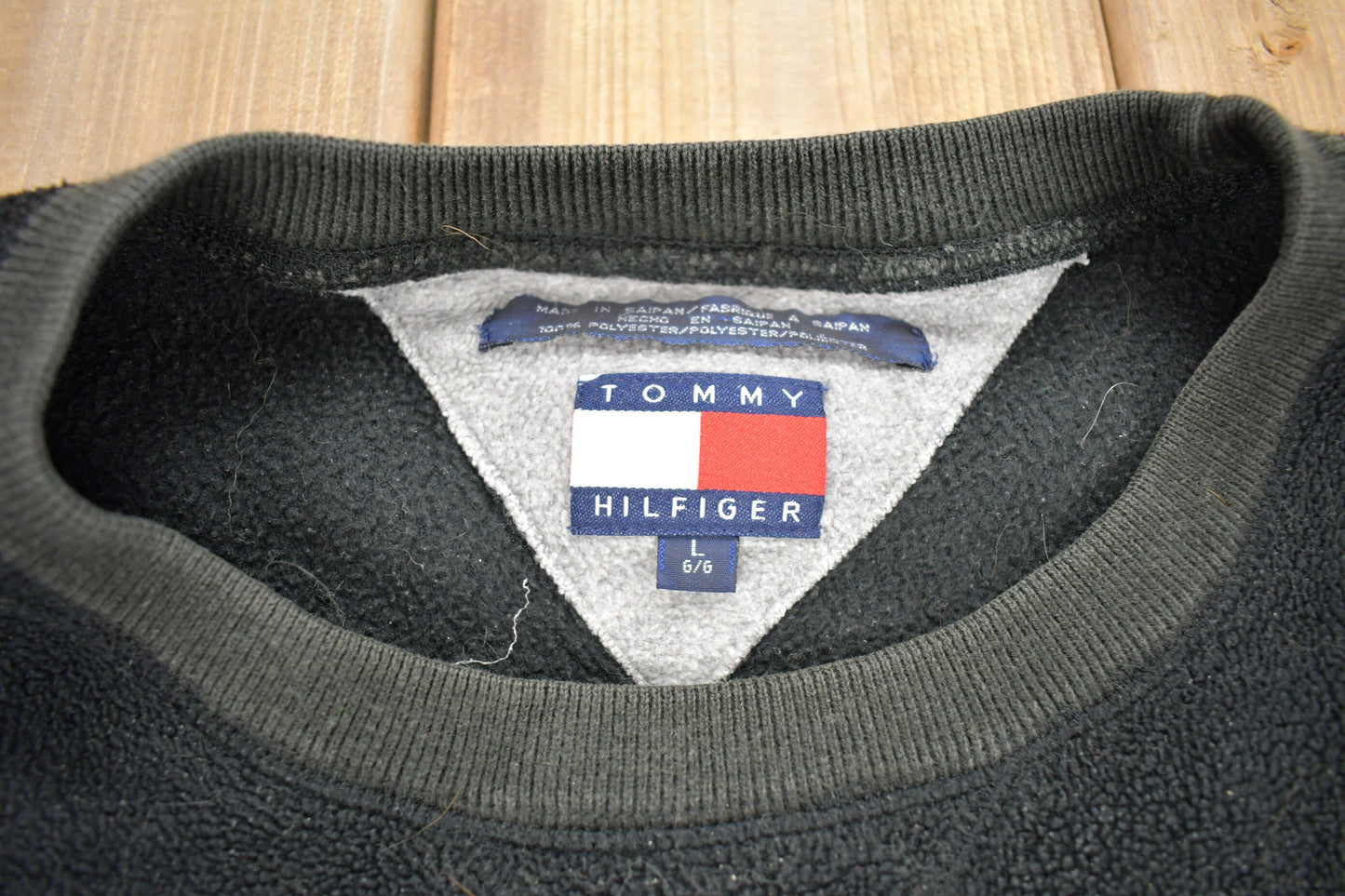 Vintage 1990s Tommy Hilfiger Fleece Crewneck Sweatshirt