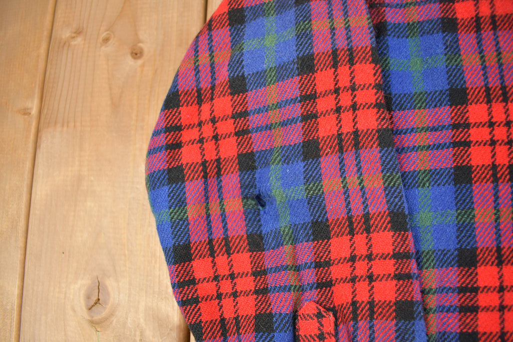 Vintage 1950s McGregor Plaid Flannel Button Up Shirt