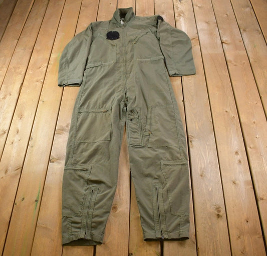 Vintage 1984 US Military Flyer Coverall Jumpsuit Size Medium