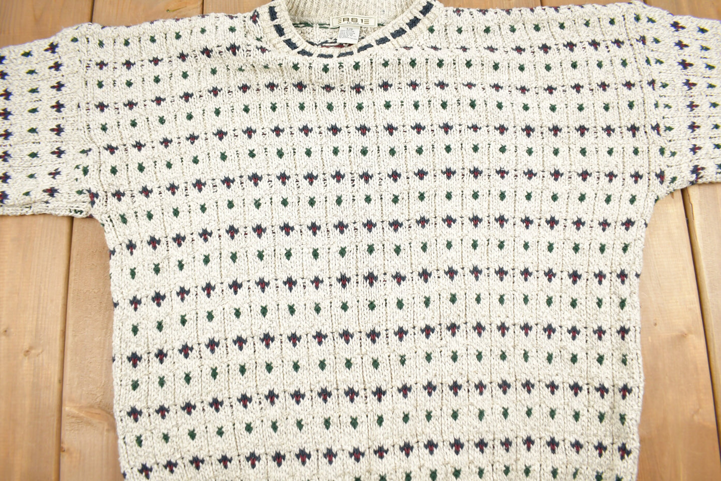 Vintage 1990s Ersie KnitCrewneck Sweater