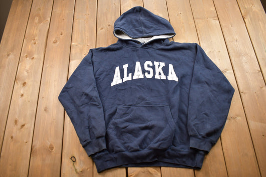 Vintage 1990s Prairie Mountain Alaska Hoodie / 90s Hoodie / Souvenir Sweater / Streetwear / Travel And Vacation / Vintage Alaska