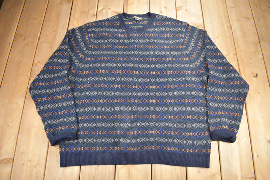 Vintage 1990s Eddie Bauer Knit Crewneck Sweater