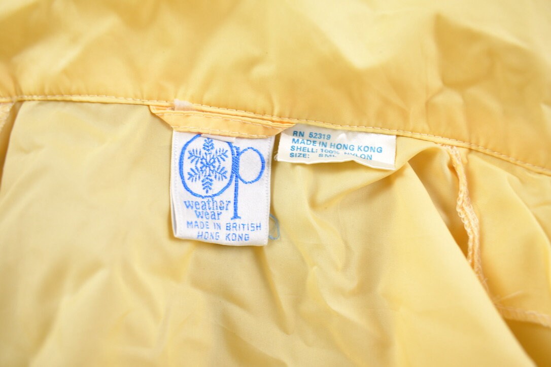 Vintage 1970s OP Ocean Pacific Weather Wear Windbreaker Jacket Full Zip Jacket