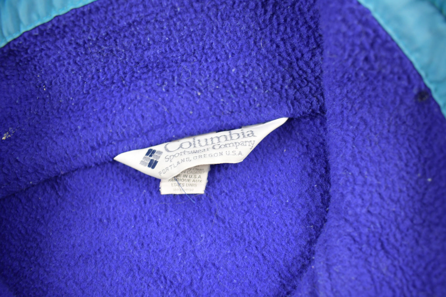 Vintage 1990s Columbia Sportswear Full Zip Fleece Sweater