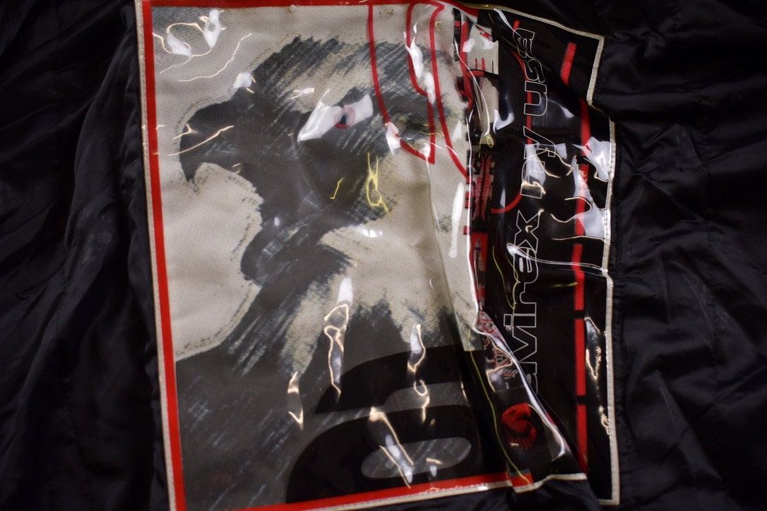 Vintage 1990s Avirex Leather Motorcycle Jacket