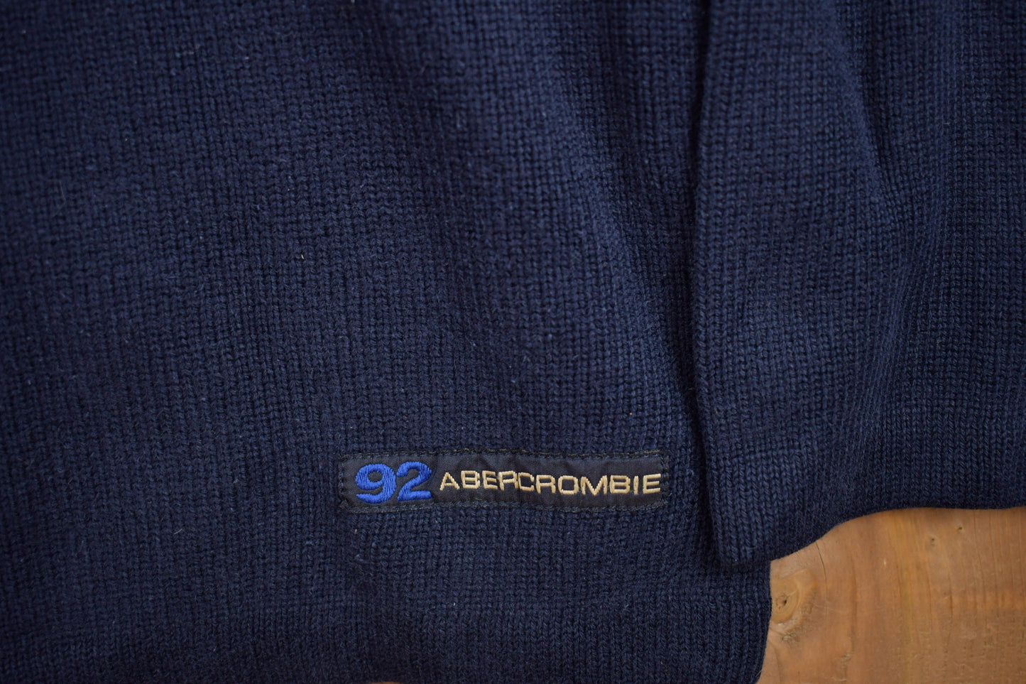 Vintage 1990s Abercrombie And Fitch Knitted Crewneck Sweater