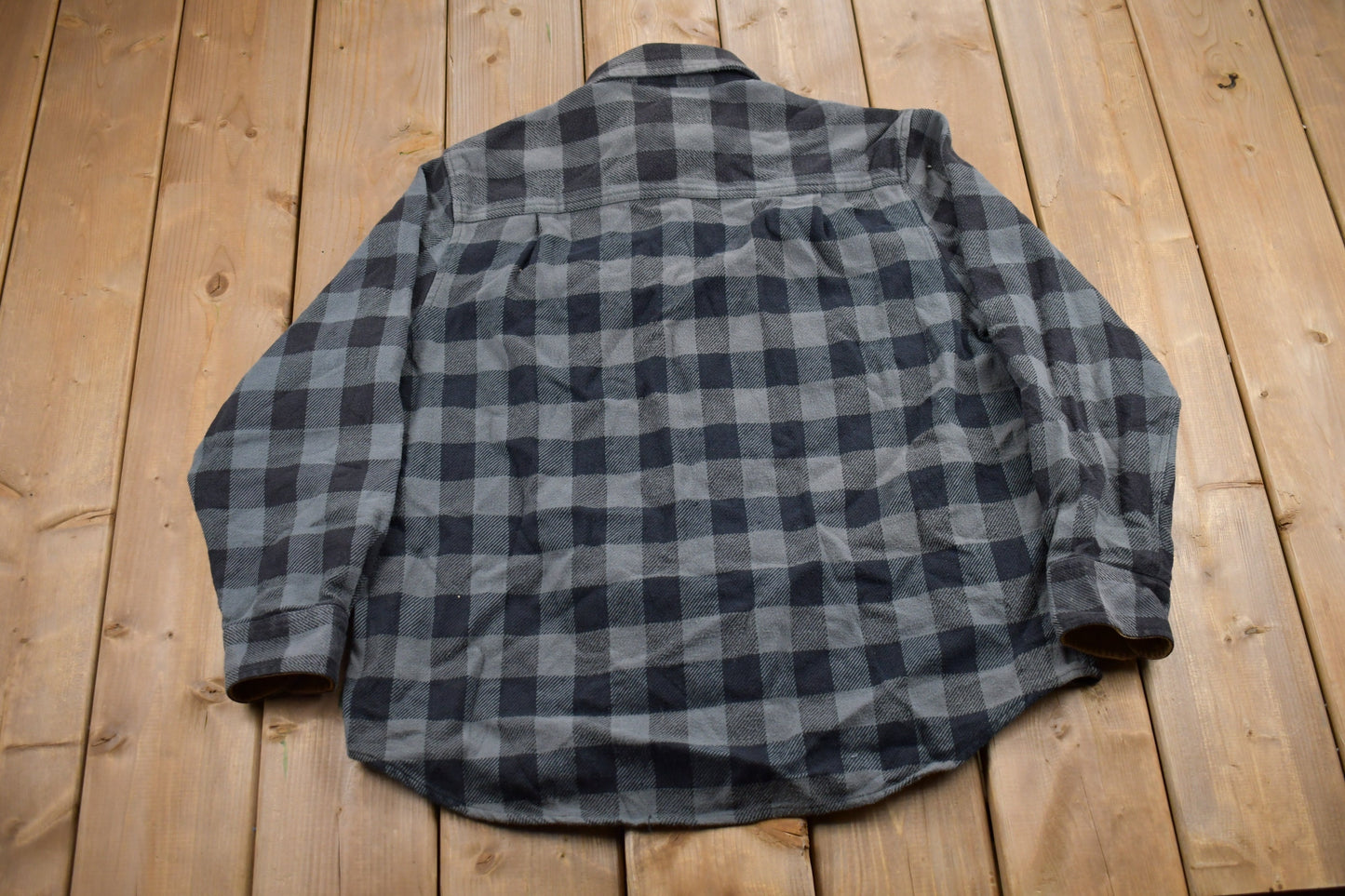 Vintage 1990s Marino Bay Plaid Flannel Button Up Shirt