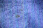 Vintage 1970s 100% Blue Mohair Overcoat With Scarf