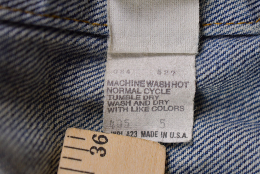 Vintage 1990s Levis Red Tab Button Up Jean Jacket