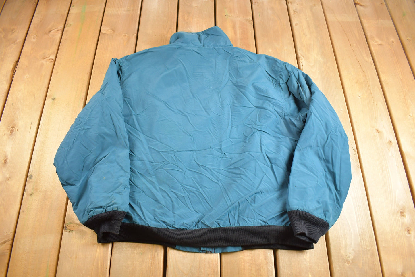 Vintage 1990s LL Bean Fleece Lined Warm Up Jacket