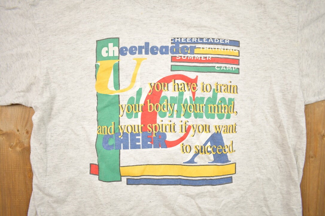 Vintage 1990s Cheerleader Graphic T-Shirt