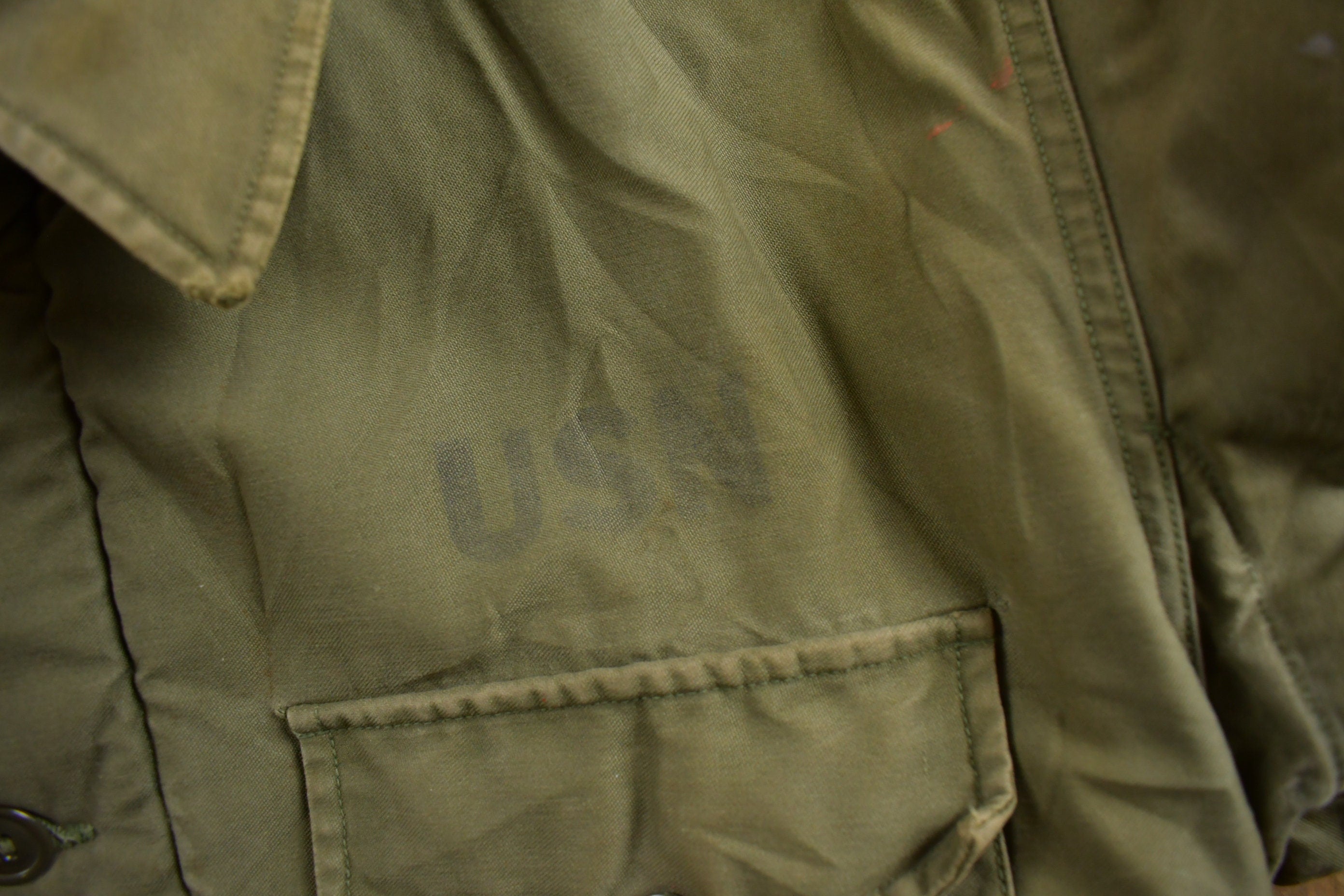 Vintage 1962 USN Navy Deck Jacket