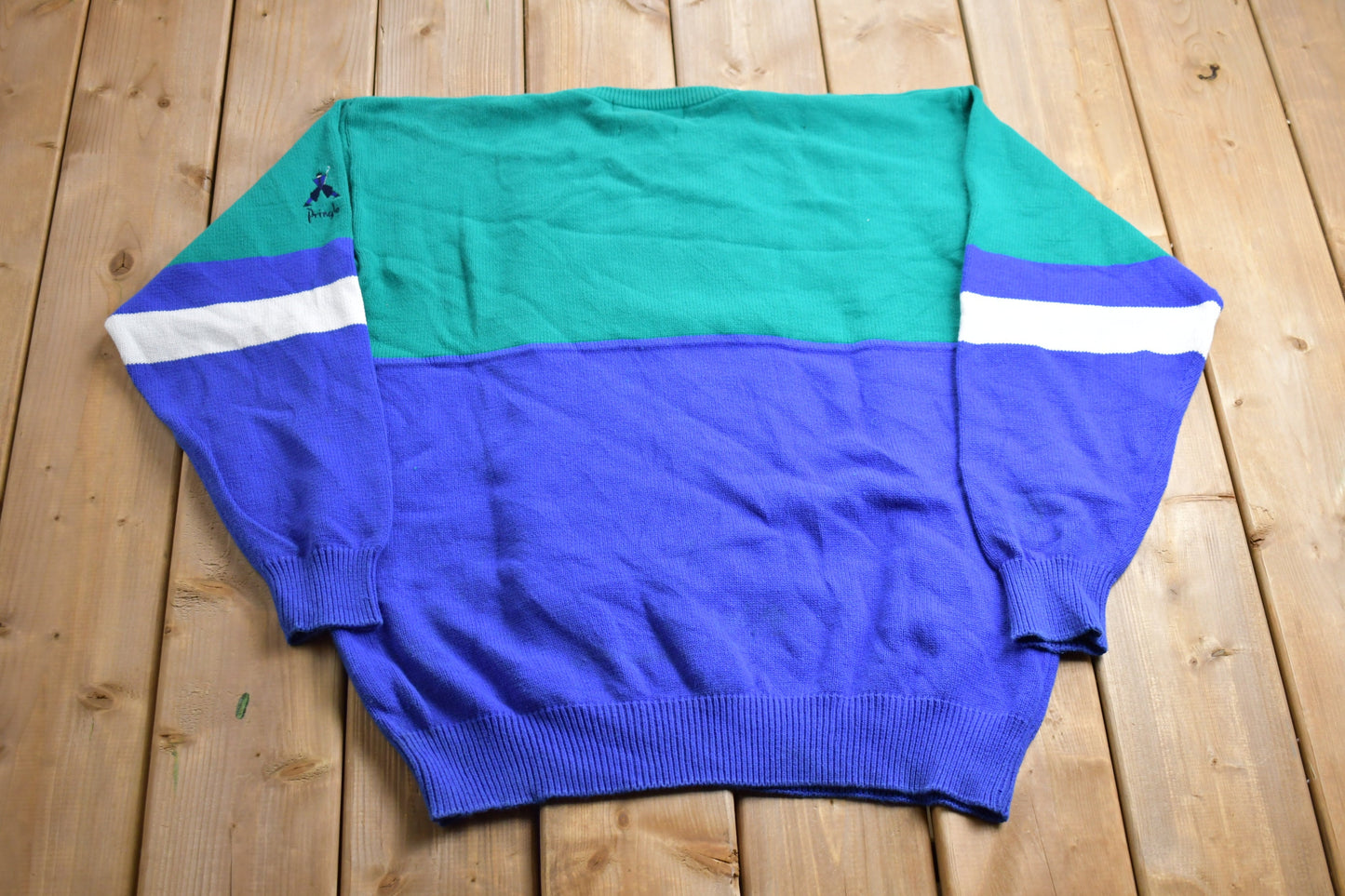 Vintage 1990s Pringle Knitted Golf Theme Crewneck Sweater