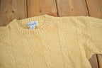Vintage 1990s 3D Cable Knit Sweater