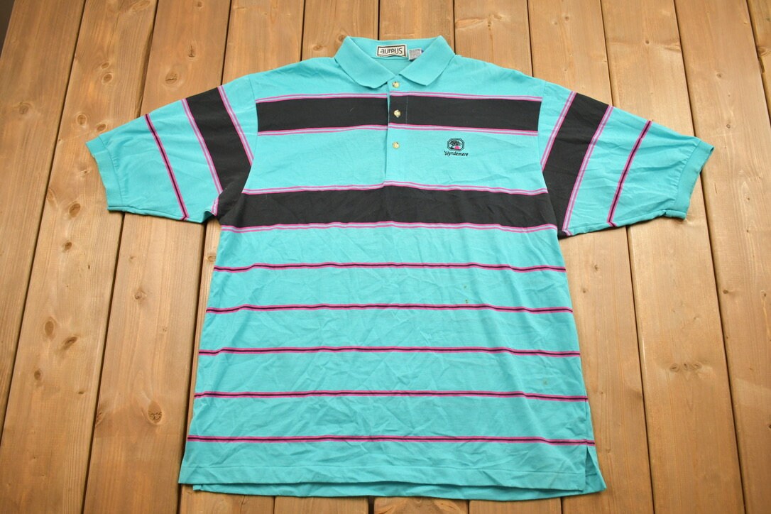 Vintage 1990s Striped Polo