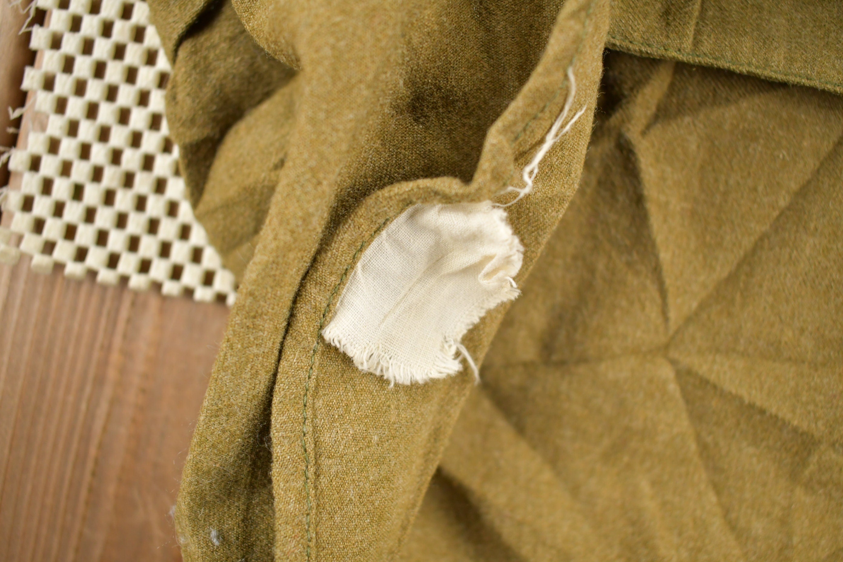 Vintage 1940s British Military Button Up Shirt