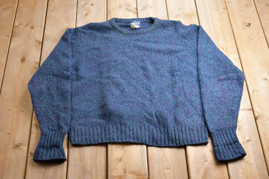 Vintage 1990s Woolrich Knitted Wool Crewneck Sweater