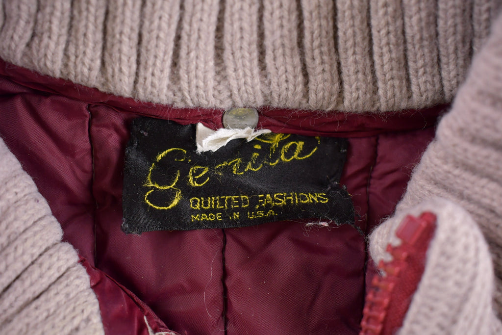 Vintage 1970s Gerita Quilted Fashions Light Puffer Jacket