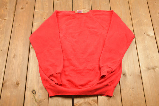 Vintage 1990s Blank Crewneck Sweatshirt / 90s Crewneck / Made In USA / Essential / Streetwear / 90s / Deadstock