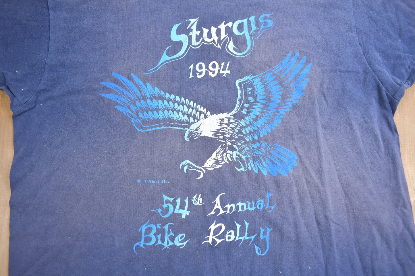 Vintage 1994 Sturgis Black Hills Bike Rally Motorcycle T-Shirt / Single Stitch / Made In USA / Eagle Graphic / Biker / South Dakota