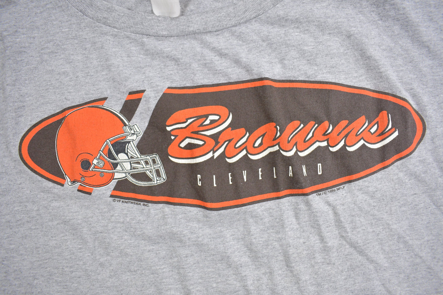 Vintage 1999 Cleveland Browns NFL Long Sleeve Graphic T-Shirt / Made In USA / NFL / 90s Streetwear / Sportswear