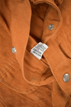 Vintage 1960s Male Burnt Orange Shacket Button Up