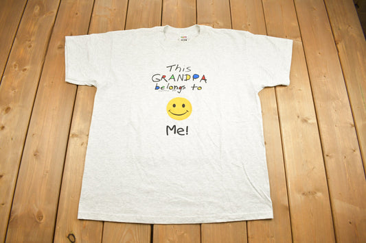 Vintage 1990s Grandparents Theme Graphic T Shirt / Vintage T Shirt / Streetwear / Graphic Tee / Funny T Shirt