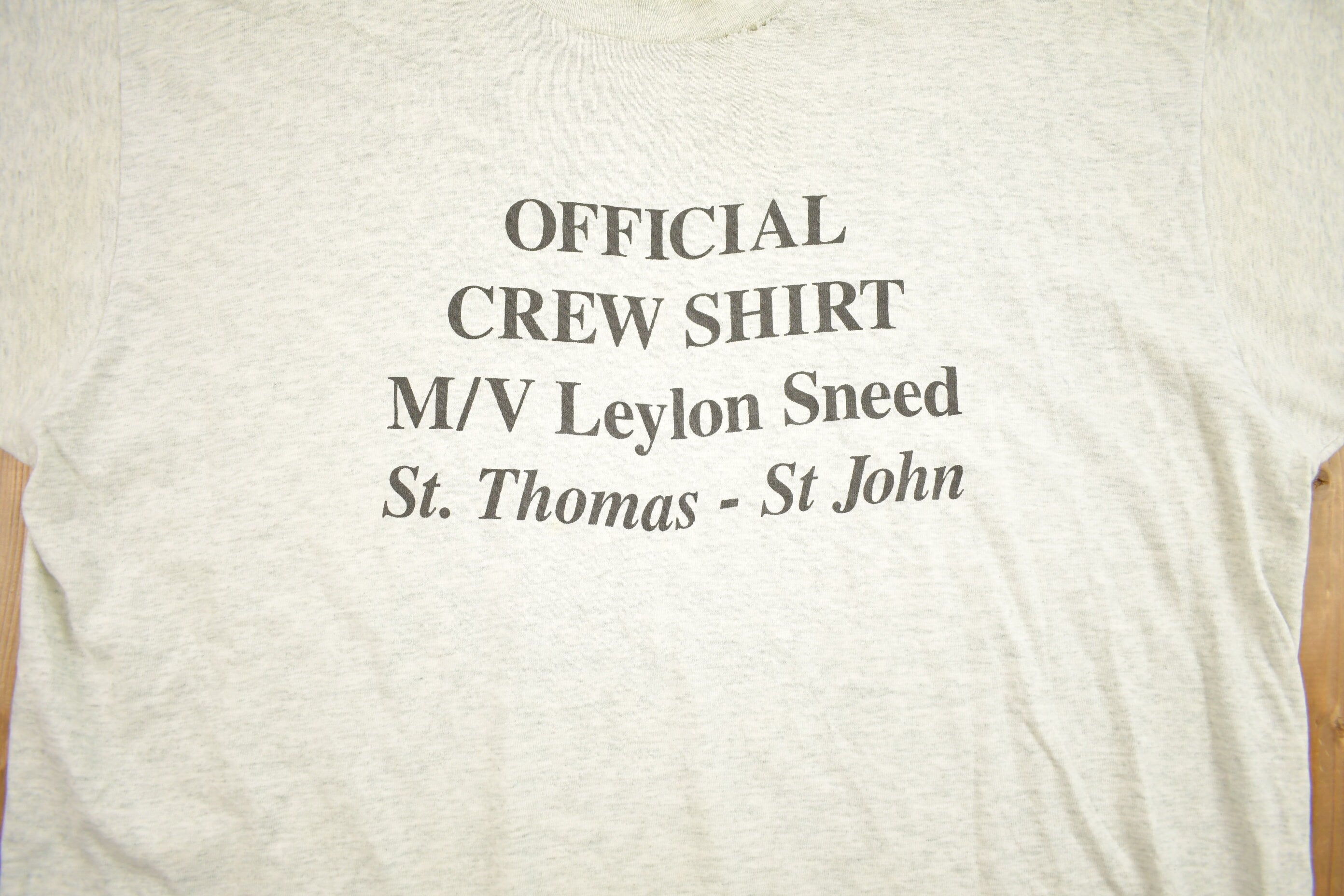 Vintage 1990s Leylon Sneed Crew Graphic T Shirt