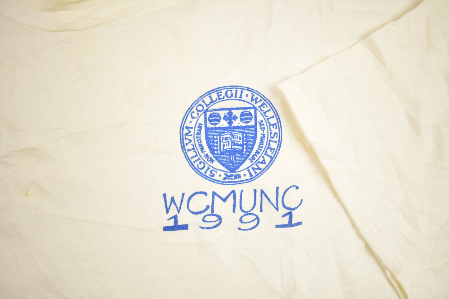 Vintage 1991 WCMUNC College Graphic T Shirt / Vintage T Shirt / Streetwear / Graphic Tee / Made In USA