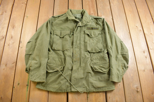 Vintage 1983 US Army Field Jacket / US Army Green / Vintage Army / Militaria / Army Jacket / Size M