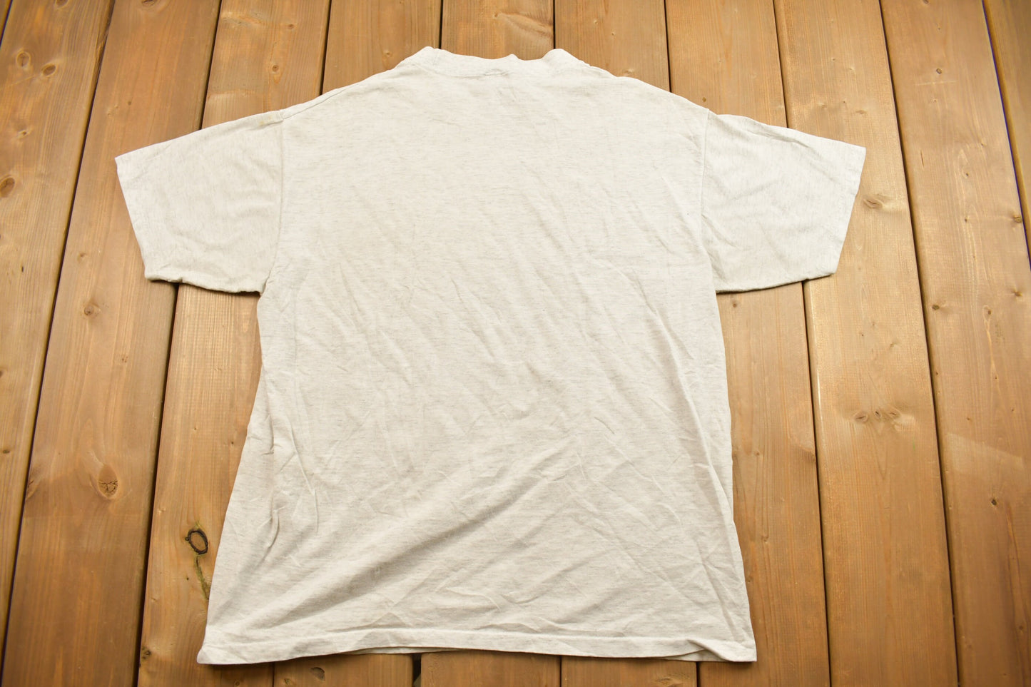 Vintage 1990s Bike Blank T Shirt / Vintage T Shirt / Streetwear / Blank Tee / Made In USA / Distressed