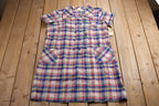 Vintage 1970's Plaid Dress