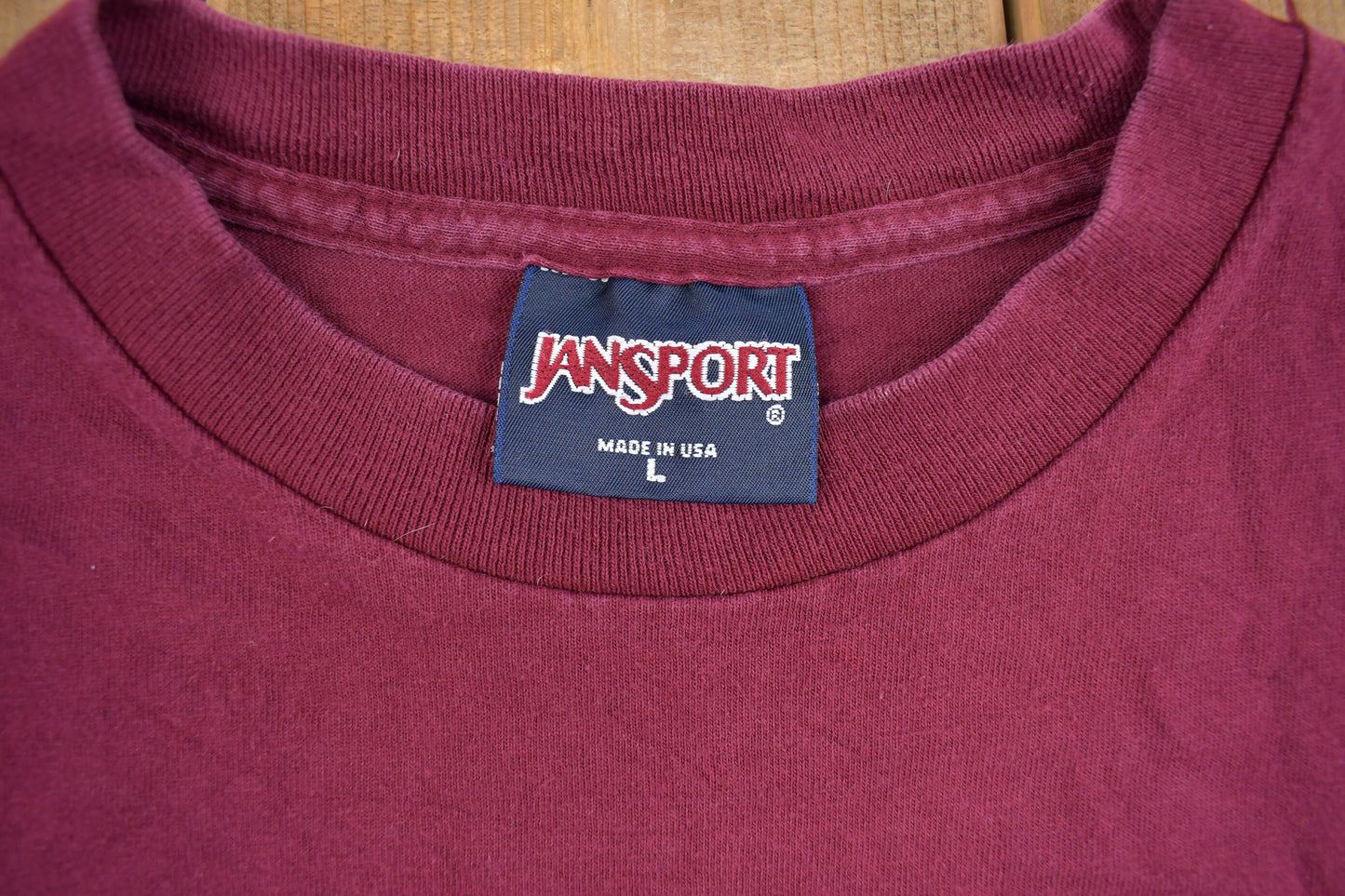 Vintage 1990s Jansport Collegiate Graphic T Shirt / Vintage T Shirt / Streetwear / Graphic Tee / Made In USA