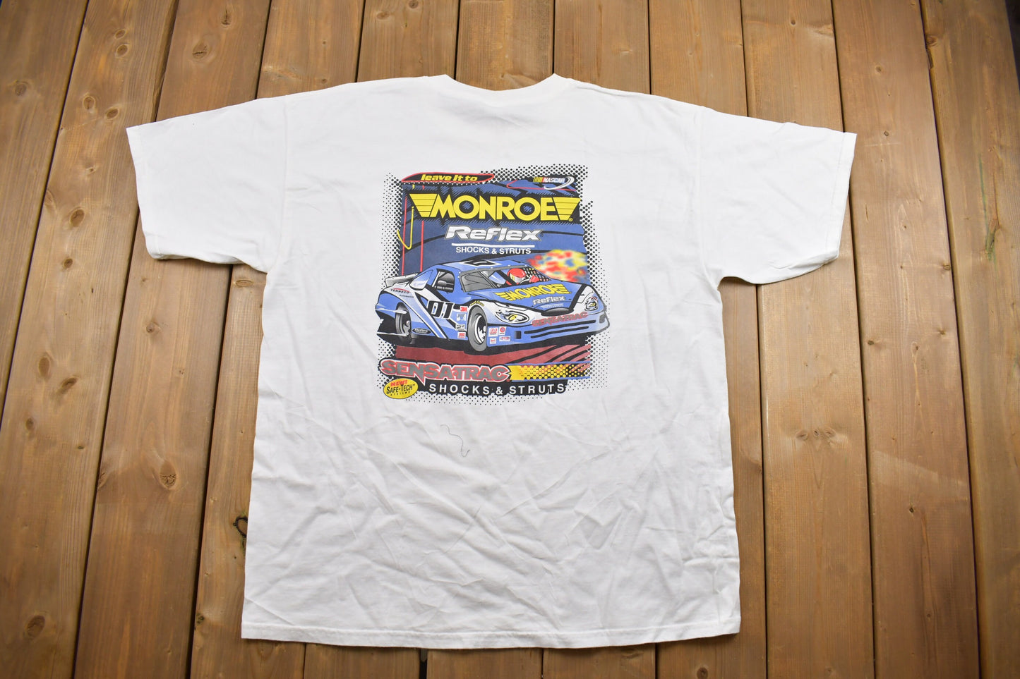 Vintage 2002 Aruba Monroe NASCAR Racing T-Shirt / Racing Tee  / 90s Streetwear / Sportswear