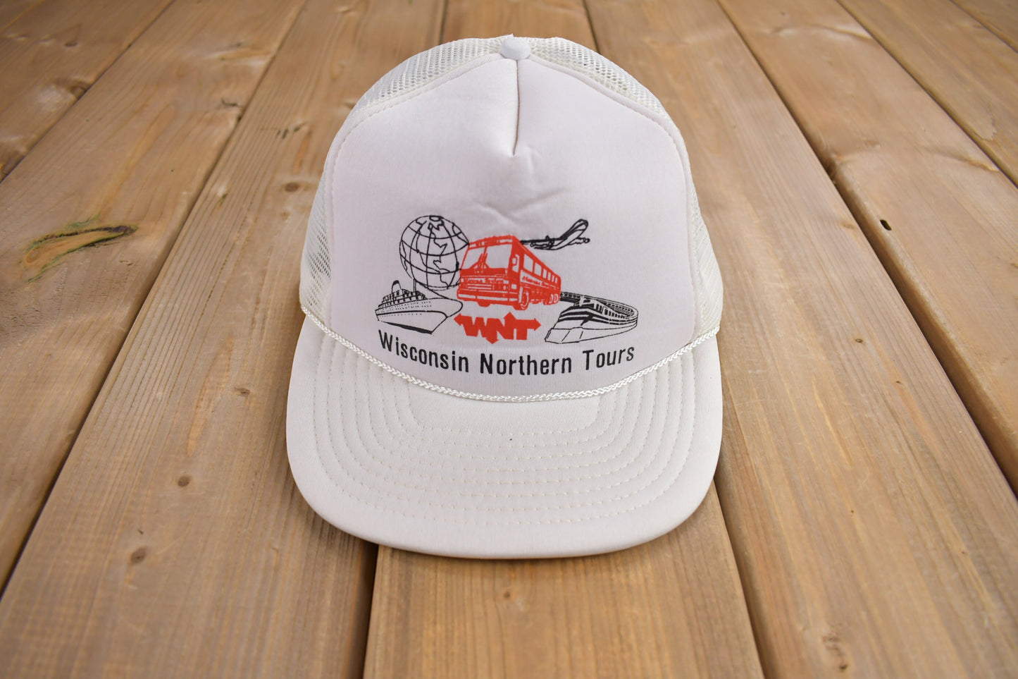 Vintage 1990s Wisconsin Northern Tours Trucker Hat / OSFA / Vintage Snap Back / Souvenir Cap