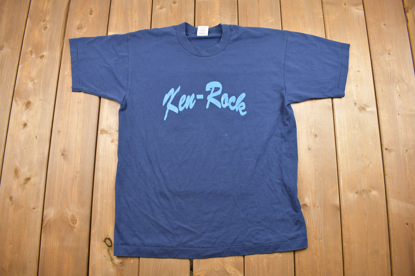 Vintage 1990s Ken Rock Jersey Graphic T Shirt / Vintage T Shirt / Streetwear / Graphic Tee