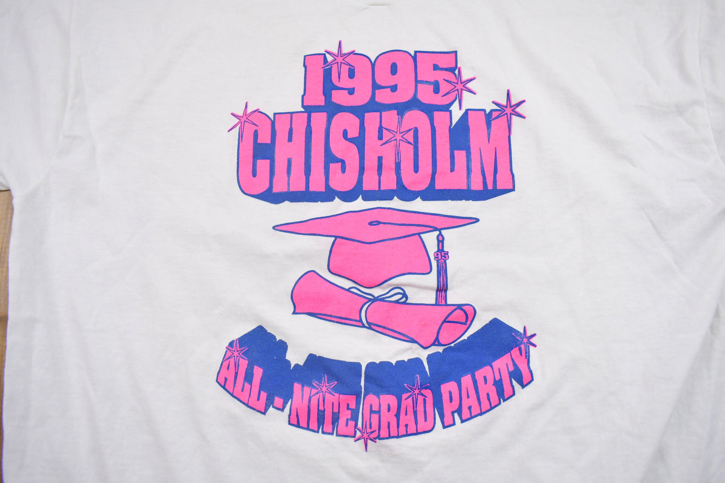 Vintage 1995 Grad Party Graphic T Shirt / Vintage T Shirt / Streetwear / Graphic Tee / Made In USA