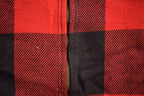 Vintage 1980s Woolrich Wool Plaid Zip Up Shacket