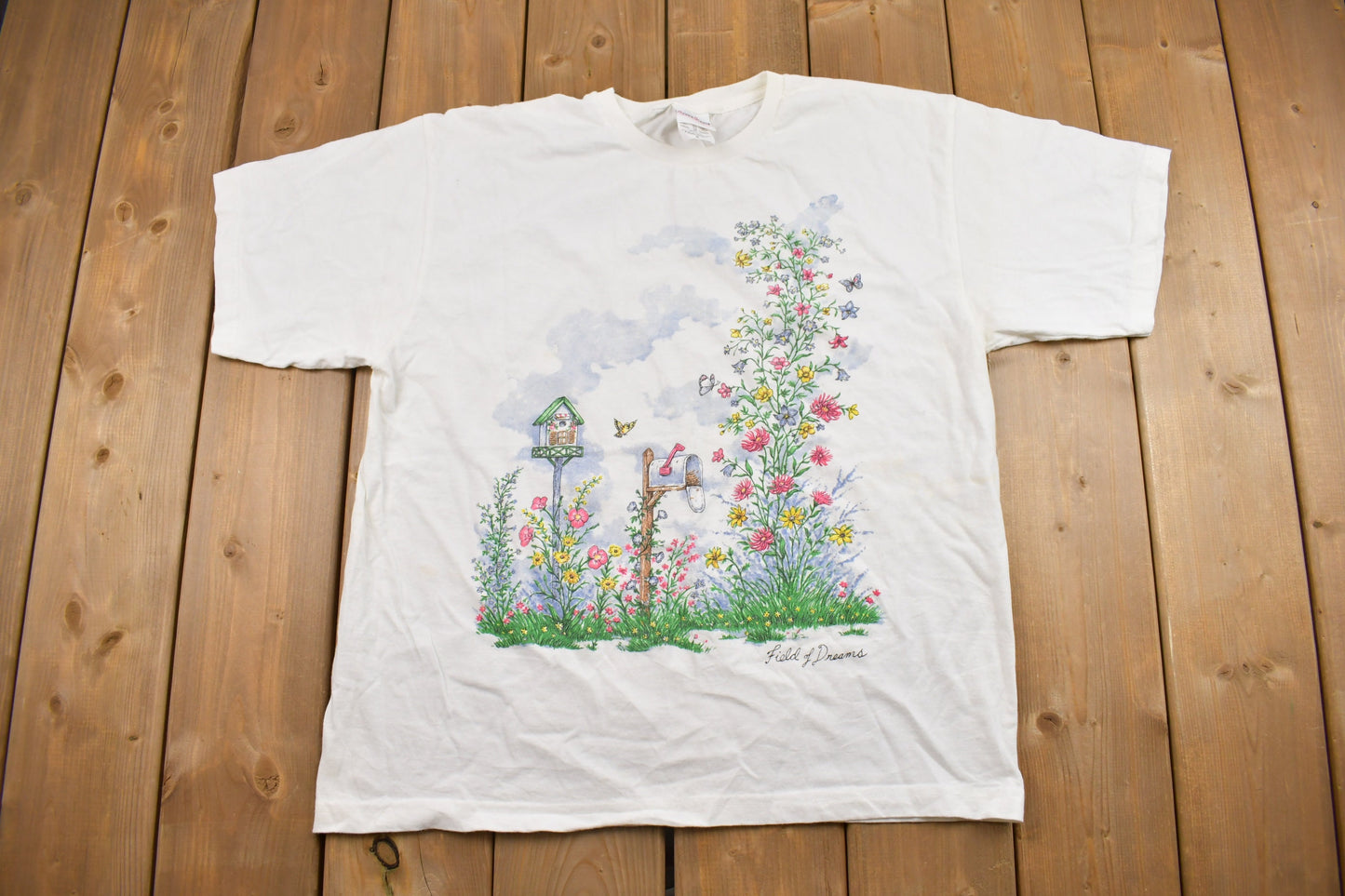 Vintage 1990s Field of Dreams Graphic T Shirt / Vintage T Shirt / Streetwear / Graphic Tee