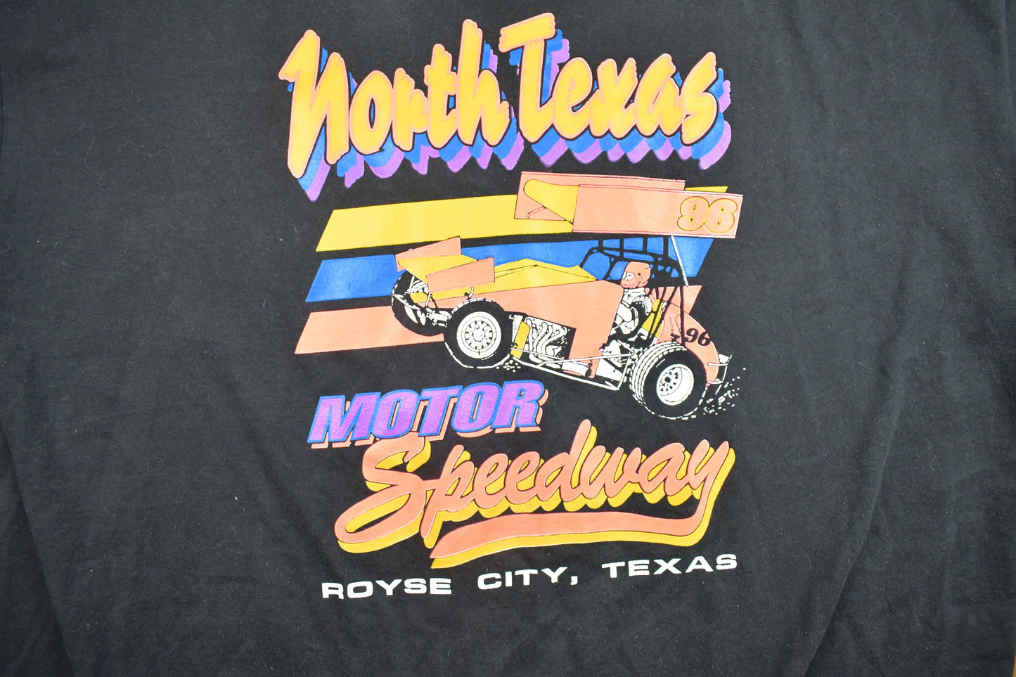 Vintage 1990s North Texas Speedway Racing T-Shirt / Racing Tee  / 90s Streetwear / Sportswear / Made in USA